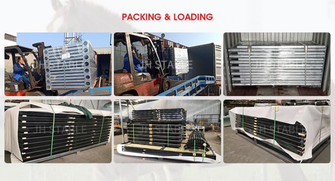 অস্ট্রেলিয়া স্ট্যান্ডার্ড 3 মি মেটাল স্টল ফ্রন্টস আউটডোর পোর্টেবল প্রিফ্যাব বড় আকার 10