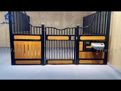 ভারী দায়িত্ব ইস্পাত ঘোড়া স্টল প্যানেল 1/4 ইঞ্চি সহজ সমাবেশ 4 সেট