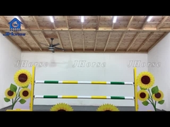 কাস্টমাইজযোগ্য ঘোড়া লাফ সরঞ্জাম টেকসই পিভিসি ইস্পাত নির্মাণ