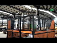 সম্পূর্ণরূপে কাস্টমাইজযোগ্য ইউরোপীয় ঘোড়া স্টল ক্ষয় প্রতিরোধী উপাদান
