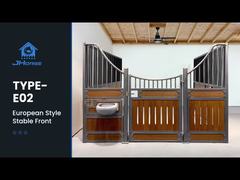 অশ্বারোহী ছাদ প্রিফেব্রিকেটেড বিনামূল্যে ইউরোপীয় ঘোড়া স্টল ফার্ম আস্তাবল সরঞ্জাম
