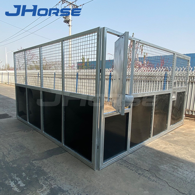 মোবাইল ঘোড়া স্থিতিশীল বক্স HDPE প্লাস্টিক অস্থায়ী ছাদ সঙ্গে ইনস্টল করা সহজ