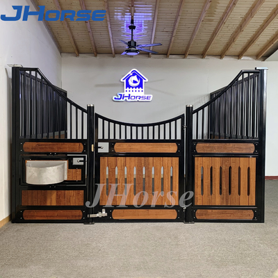 ডাবল সিকিউরিটি ফুট লক ল্যাচ সহ 3.5x2.2m ইউরোপীয় ঘোড়ার স্টল