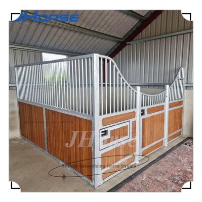 কাস্টমাইজযোগ্য হর্স স্ট্যাবল বক্স সাদা পাউডার লেপা স্লাইডিং বা সুইং দরজা